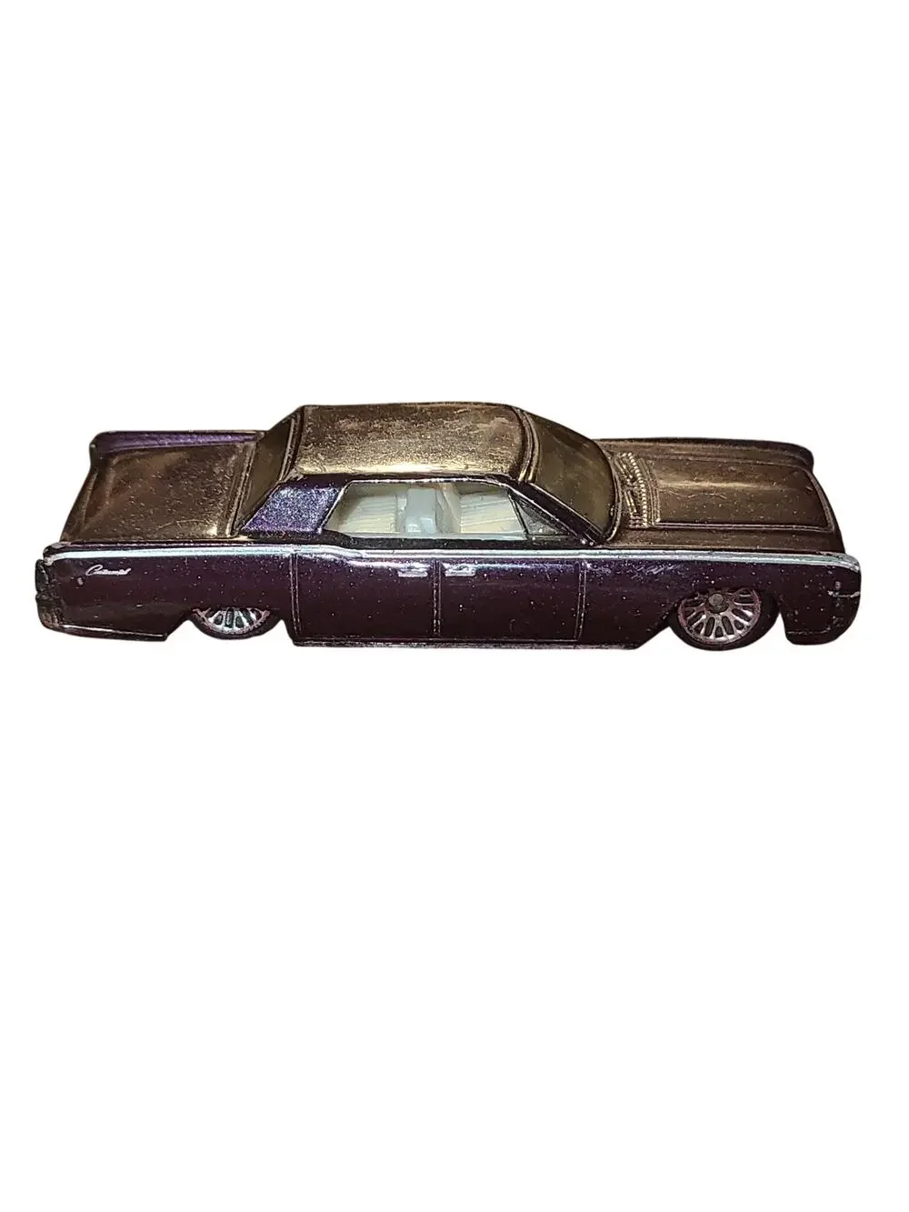 1964 Lincoln Continental Sedan Diecast - Hot Wheels Malaysia Shimmering Purple
